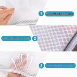 Set van 4 Grote Wasnetten voor de Wasmachine, 50 x 60 cm, Ideaal voor Kleding en Delicate Stoffen — thumbnail 4