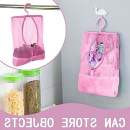 Kledingknijper Tas, Geschikt voor Tot 100 Kledingknijpers, Handige Opbergmand met Hanghaken voor Thuisgebruik, Herbruikbare Tas voor Kledingaccessoires en Organisatie — thumbnail 3