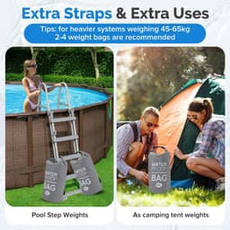 Waterdichte Dry Bag, waterdichte strandtas met verstelbare schouderriem, Dry Bag voor zwemmen, kamperen, kajakken, strand, grijs, 20L(1-Pack), Waterdichte zakken — thumbnail 3