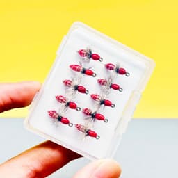 10 stuks handvliegen vissen lure/haken nat vliegen bionica griffiths kunstaas voor forel, bas en zalm voor het vissen in rivieren meren — thumbnail 4