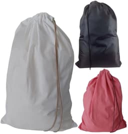 Bluvardi katoenen waszakken set van 3 stuks - XXL -wit-red bruin - zwart — thumbnail 1