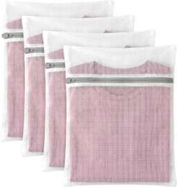 Set van 4 wasnetten van mesh, 30 x 25 cm, ideaal voor delicate kleding, wasmachine en bescherming — thumbnail 1