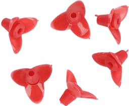 30Set Vogelvoeder Vervanging Er Plastic Vogelvoeder Vervangende Onderdelen Arieor GardenRed, Tuin Ding Wilde Vogels Wild Dier Ram (rood) — thumbnail 4
