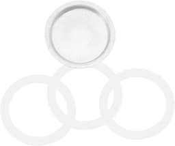1set Siliconen Afsluitringen Aluminium Filter Voor Espresso Koffiezetapparaat Vervangingsonderdelen Voor Kop Verbeter Levensduur Voorkom Lekkage — thumbnail 1