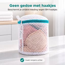 Living Direct Waszak set 2 stuks Waszakjes met Rits voor BH en Lingerie - Waszakken voor Wasgoed - Waszak BH - Wasnetjes met Rits - Waszak Groot - Laundry Bag - Wasnetten — thumbnail 4