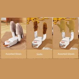 Efficiënte Schoenendroger met Timer, Verstelbare Droogrooster en Warmeluchtblazer voor Sneakers en Korte Laarzen — thumbnail 2