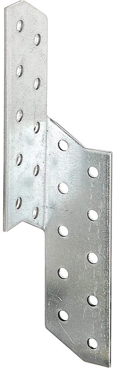 SnelShoppen - Sparanchor Set van 12 | Links en Rechts | Sendzimir Gegalvaniseerd | Hoogwaardige Staal | 32x32x170 mm | Perfect voor Tuin en Bouwprojec — afbeelding 1