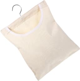 Wasknijper Opbergtas - Wasknijper Zak - Wasknijpers Opbergen - 360 Graden Draaibare Haak - 35x27x1CM - Beige — thumbnail 1