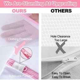 Unyqoos® Set van drie waszakken met ritssluiting voor delicate kledingstukken — thumbnail 4