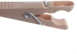 Orion - Wasknijpers - 50 stuks - Opvouwbare Mand - Grijs en Beige — thumbnail 2