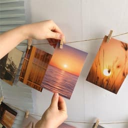 150 Mini Houten Knijpers Set met 10m Jute Touw en Spijkers - Decoratieve Klemmen voor Foto's en Knutselen — thumbnail 2