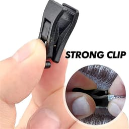 Sokken clips - Sokkenhouders - 40 stuks - 2,8 cm - Antislip Wasknijpers - Waslijnknijpers - Zwart — thumbnail 3