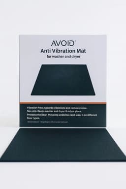 Anti-vibratiemat 60x60cm - Snijbare Rubberen Trilmat voor Wasmachine en Droger - Vermindert Trillingen en Geluid - Antislip Onderlegger — thumbnail 3
