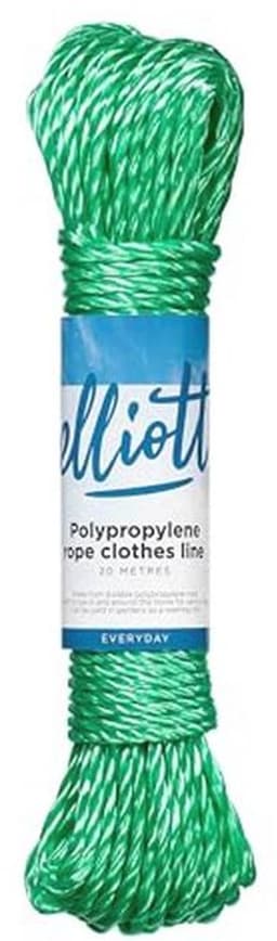 Polypropyleen Waslijn 20 Meter - Extra Sterk, Weer- en Roestbestendig voor Buiten en Camping — thumbnail 1