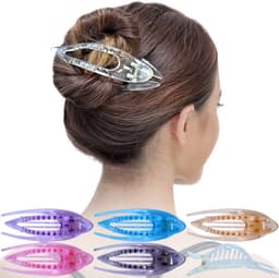 Grote Platte Haarclips Sets voor Dik Haar - Sterke Grip Klemmen — thumbnail 4