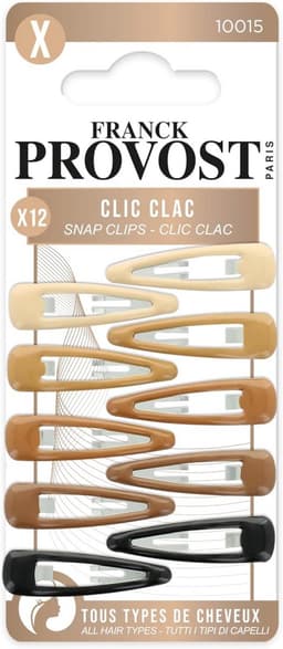 12 Stuks Haarspeldjes Clic Clac voor Kapsels - Willekeurige Kleur — thumbnail 3