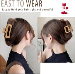 Grote Haarklemmen Set - 8 Stuks Antislip Haarspelden voor Dik en Dun Haar — thumbnail 4