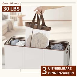 Thuys – Wasmand 3 Vakken – Wassorteerder – 180L — thumbnail 3