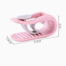 12 stuks-Dekbedclip - Lakensclip - Antislip dekbedclip - Lakensaccessoire - Geschikt voor het vastzetten van dekbedden en lakens - Roze - 5, 3*2, 6*2CM — thumbnail 2