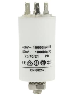 Fixapart W1-11012N Condensator 12.0 uf / 450 V + Aarde — thumbnail 1
