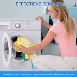 Ynkkvre - Waszak - Wasnet Voor Schoenen - Schoenen Waszak - Beschermt tegen vervorming - Microvezel chenille materiaal - Geschikt voor wasmachine én droger - Opvouwbaar design — thumbnail 2