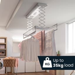 Foxydry Air 160 cm electrisch plafonddroogrek met afstandsbediening - 160 X 57 X 30 cm — thumbnail 5