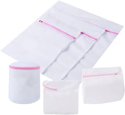 Allecta - Waszakken voor wasmachine met ritssluiting, mesh waszakken voor kleding, beha's en schoenen, set van 6 stuks. — thumbnail 5
