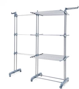 Opvouwbare verticale uitschuifbare wasdroger met wielen Dolver XL InnovaGoods 30 Stangen — thumbnail 4