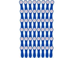 Set van 48 Wasbeugels met Softgrip en Sterke RVS Spiraalveren