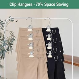 48 Stuks - RVS Wasknijpers - Winddichte Wasknijpers - Houders - Metalen Handdoekclips - Ophangklemmen - Handdoekclips - Handdoekklem - Handdoeklusjes met Clip - Beige — thumbnail 3