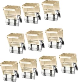 Broekklem - broekclip - broek clip - broek klem - Kleding Clip - 10 stuks - broekspijp clip - broekspijp verkorter - Bevestigingsclip voor broekspijp - wasknijpers - Antislip Vaste Gesp - geel — thumbnail 5
