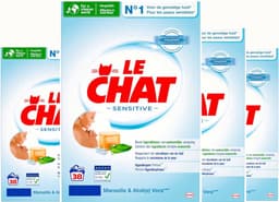 Le Chat Marseille & Aloe Vera Waspoeder (Voordeelverpakking) - 4 x 2.28 kg (152 wasbeurten) — thumbnail 2