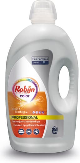 Robijn Professional Vloeibaar Wasmiddel Klein & Krachtig Gekleurde Was 160 Wasbeurten Pro Formula - 2 x 4,32 liter - Voordeelverpakking — thumbnail 3