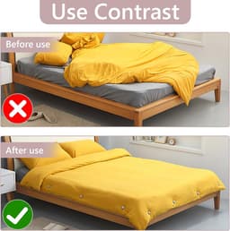 SnelShoppen - 24 Stuks Duvet Clips, Bedcover Klemmen, Antislip Mushroom Design, Ideaal voor Dekbed en Beddengoed, Perfect voor Thuisgebruik — thumbnail 4
