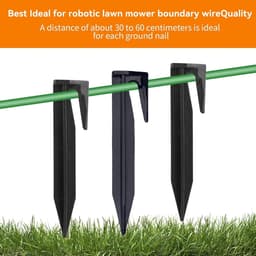 SnelShoppen - Robotic Lawnmower Wire Pin - 200 Pegs voor Robotic Limiting Cable, Grondpinnen voor Bevestigen van Limietkabel, Hoge Kwaliteit, Weerbest — thumbnail 4