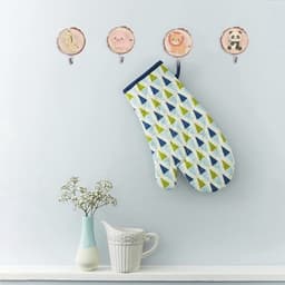 Haken 6 Stuks - Zelfklevende Houten Dierenhaken - Wandhaken voor Kleding/Sleutels/Hoeden - Kindvriendelijk/Milieuvriendelijk - Maximaal 2,5 kg Belastbaar - Kinderhaken — thumbnail 3