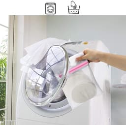 Dailygoods - 10 stuks borstvoedingsinzetstukken, wasbaar, van biologisch bamboe, met waszak, borstvoedingsinzetstukken, herbruikbaar, verpleging, anti-allergeen, beha's — thumbnail 5