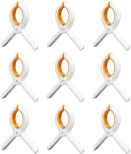 Dailygoods - Set van 9 Antislip Handdoekknijpers voor Strand en Zwembad — thumbnail 1