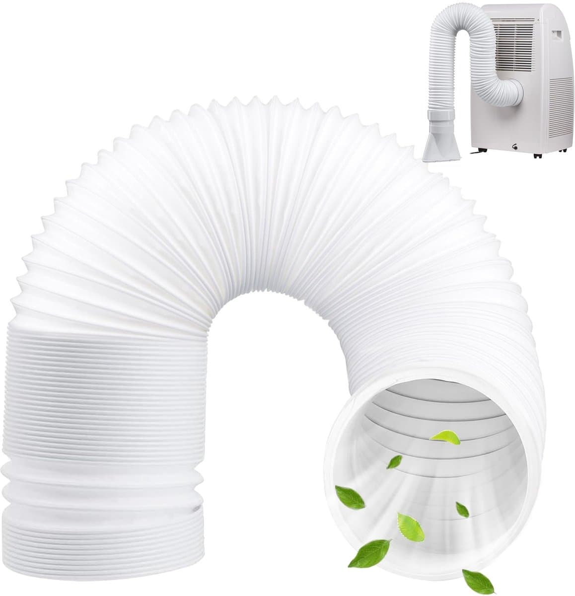 Dailygoods- Afvoerslang 130 mm Flexibel - Ventilatieslang - Afvoerslang Droger - Afvoerslang Airconditioning - Afvoerslang Sanitair - Hoogwaardig Materiaal — afbeelding 1