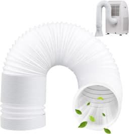 Dailygoods- Afvoerslang 130 mm Flexibel - Ventilatieslang - Afvoerslang Droger - Afvoerslang Airconditioning - Afvoerslang Sanitair - Hoogwaardig Materiaal — thumbnail 1