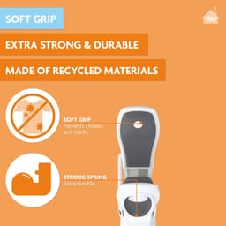 Dailygoods- Wasknijpers Soft Grip - 60 Stuks - Extra Lang en Stabiel - Antislip - Kunststof - 85% Gerecycled Materiaal - Duurzaam - Wasknijper — thumbnail 4