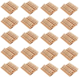Dailygoods- Wasknijpers Mini Houten - Set van 400 - 3,5 x 0,7 cm - Voor Knutselen - Doe-het-zelf Decoratie - Betrouwbare Grip - Knutselmateriaal — thumbnail 1