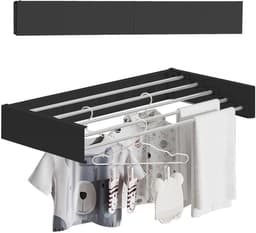 Dailygoods - Opvouwbaar Wanddroogrek voor Binnen en Buiten - 80 cm — thumbnail 1