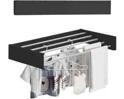 Dailygoods - Opvouwbaar Wanddroogrek voor Binnen en Buiten - 80 cm