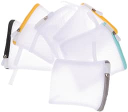 Dailygoods- Waszak 6 Stuks - Opvouwbaar - Mini Waszak - Herbruikbaar Net - Bescherming Tegen Klitten - Afmetingen 12x12 cm - Wasnet — thumbnail 2