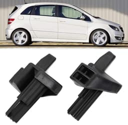 Dailygoods- Plankclip Duurzaam - Pakketplank Clip - Past voor W169 A-Klasse 2010-2012 - Past voor W245 B-Klasse 2008-2011 - Kunststof - Zwart - Hoedenplankclip — thumbnail 2