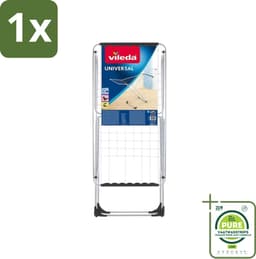 1 x Vileda Universal - Droogrek - X-onderstel - 18 Meter Drooglengte - Droogrek - Wasdroogrek - Droogrek Vileda - Wasdroogsysteem - Inklaps Droogrek — thumbnail 1