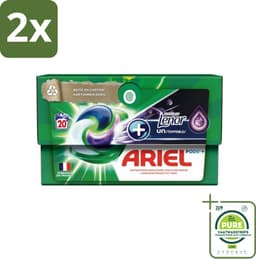 Ariel Original - Touch of Lenor Unstoppables - Wasmiddelcapsules - Pods+ - Witte en Gekleurde Was - 20 Wasbeurten - Voordeelverpakking - 2 stuks - Wasmiddelcapsules - Waspoeder — thumbnail 1