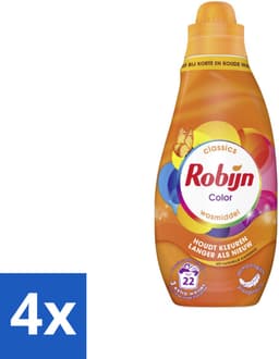 4 x Robijn – Vloeibaar Wasmiddel – Klein & Krachtig Classics Color - 665 ml - Kleurbehoud - Kleurherstel - Kleurserum - Wasmiddel Kleur - Wasmiddel Voor Gekleurd Was — thumbnail 1