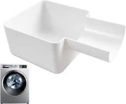 Wasmachine Afvoerbak Pluizenverzamelaar accessoire | Voorlader Wasmachine Afvoerbak Voor Vloer- en Wasruimtebescherming, Geur- en Watervlekpreventie, Schone Vloer, Gootsteen — thumbnail 1